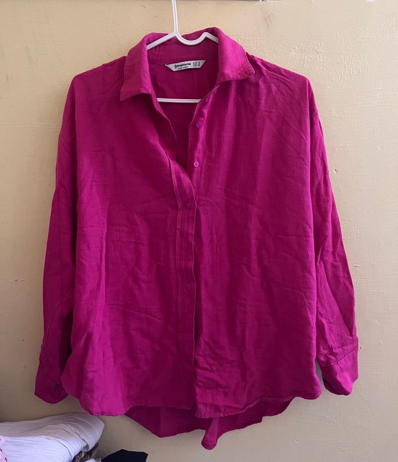 Pink Button-Down Shirt