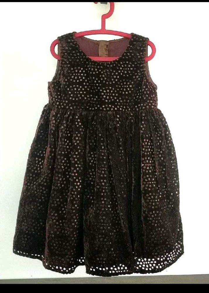 Life By Shoppers Stop Velvet Cutout Party Dress