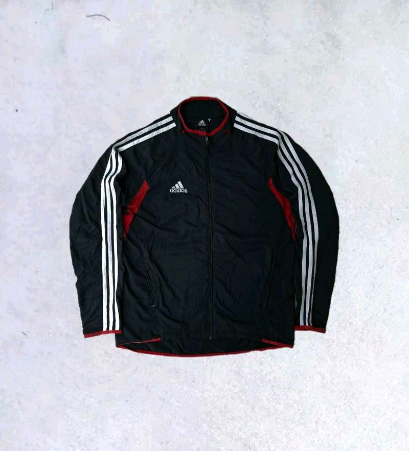 Adidas Black and Red Track Jacket