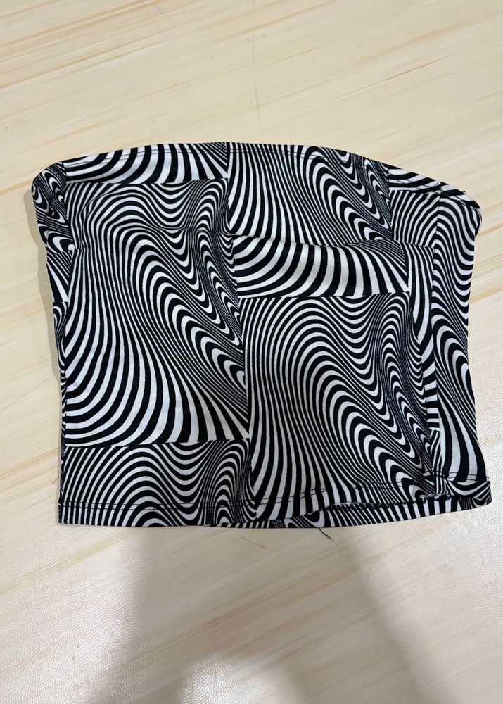 zebra  Tube Top