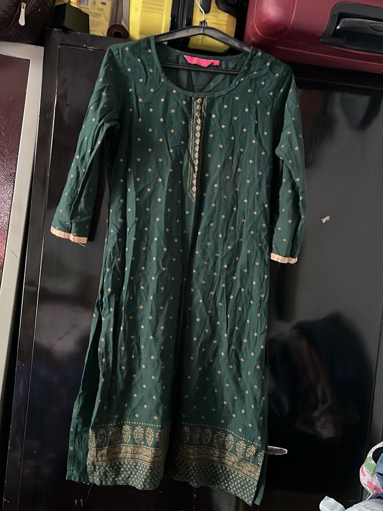 Straight Zari Kurta
