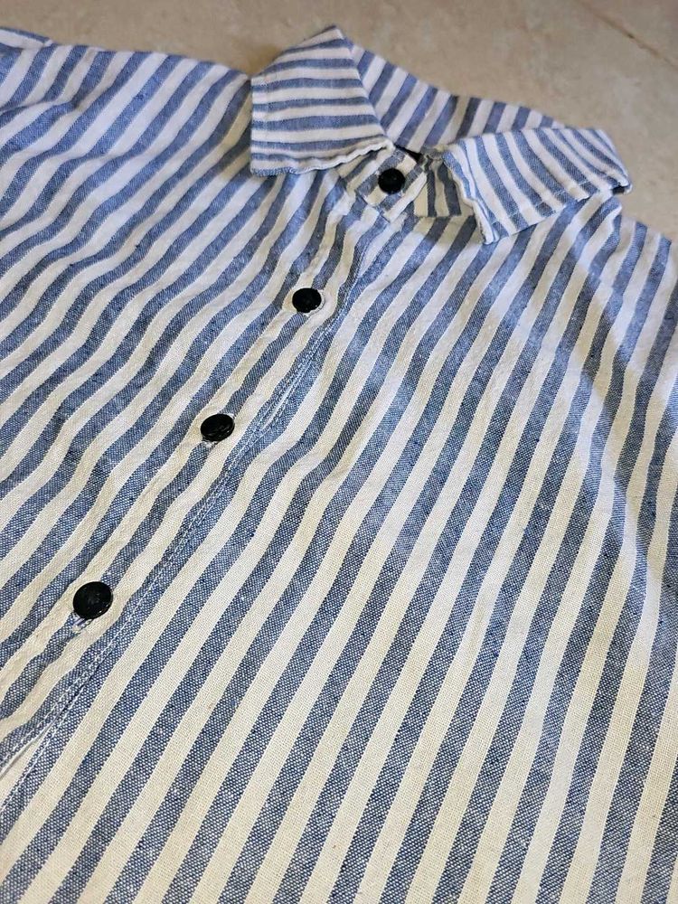Casual Crop Shirt Trending