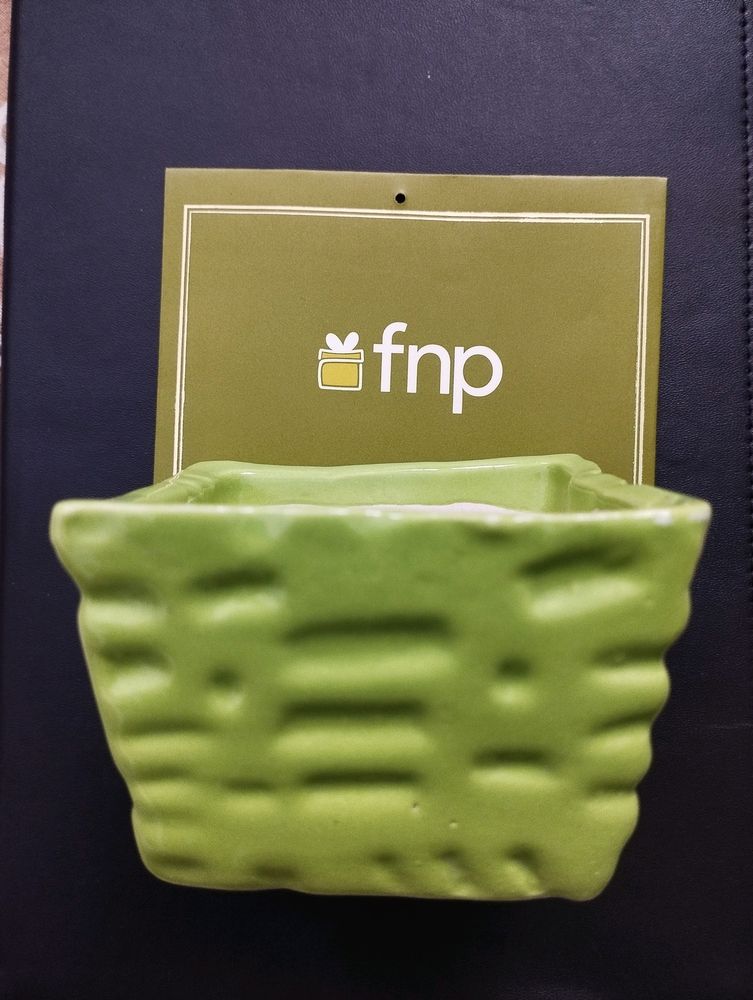 Gift ❤️ Square Ceramic Red Planter