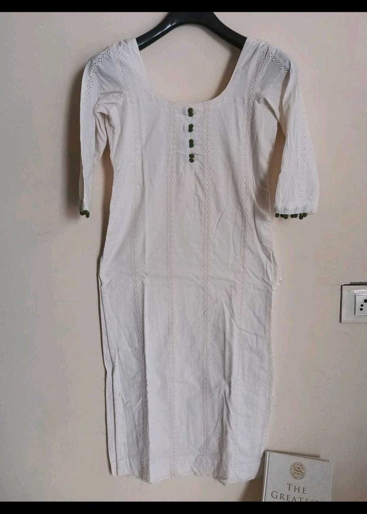 Cream Pakistani Style suit