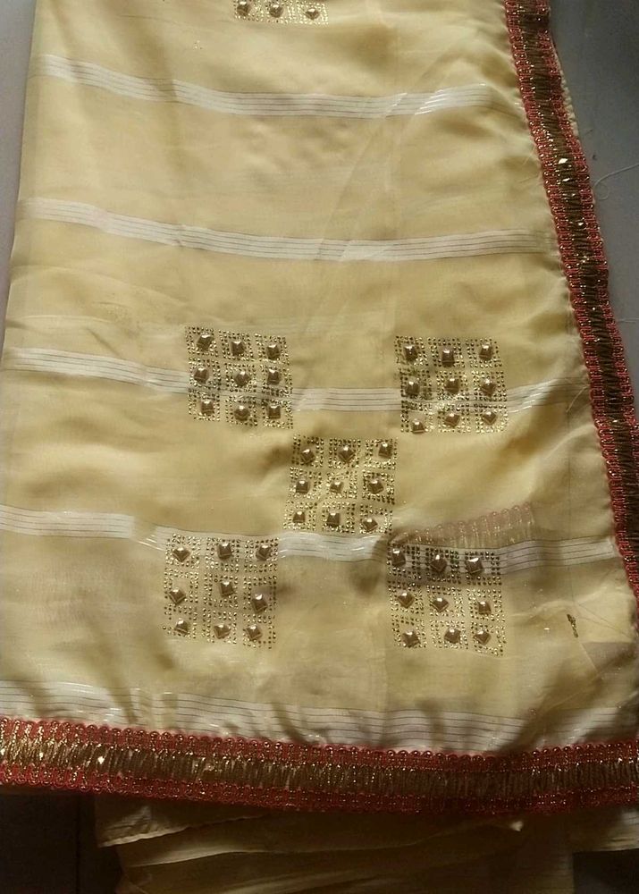 Elegant Yellow Saree