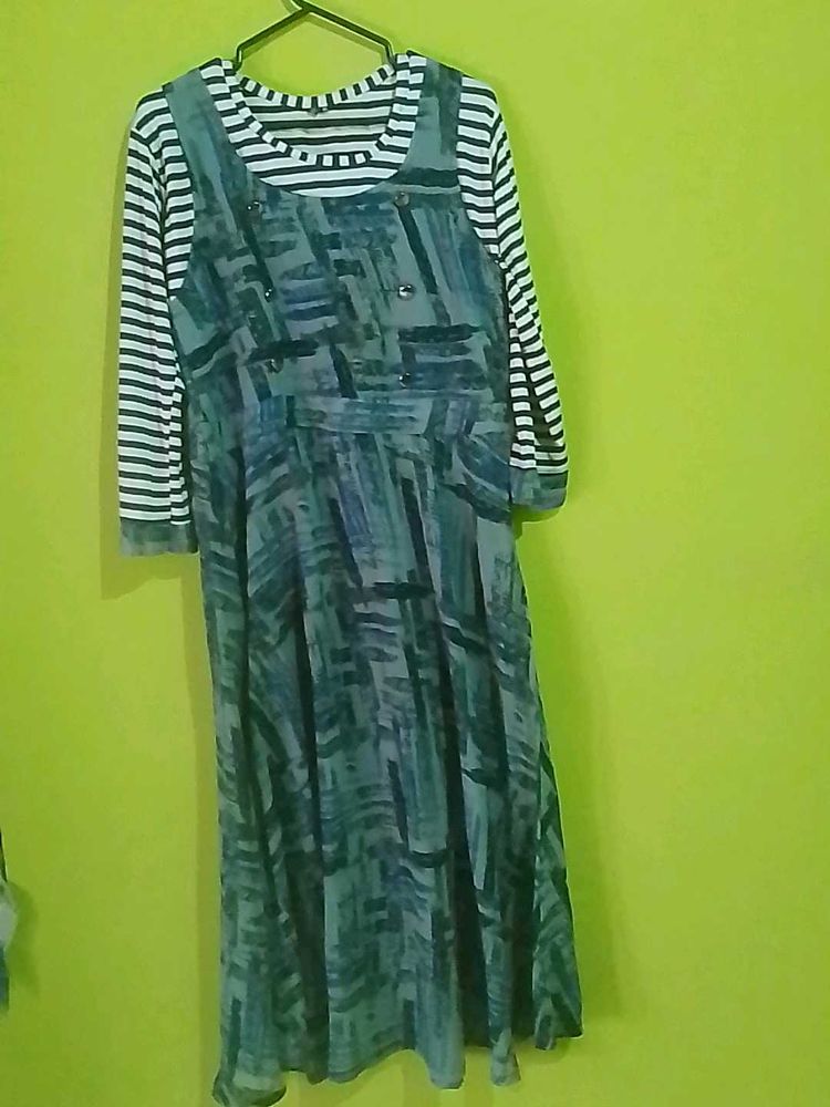 Vintage Style Dress with Top