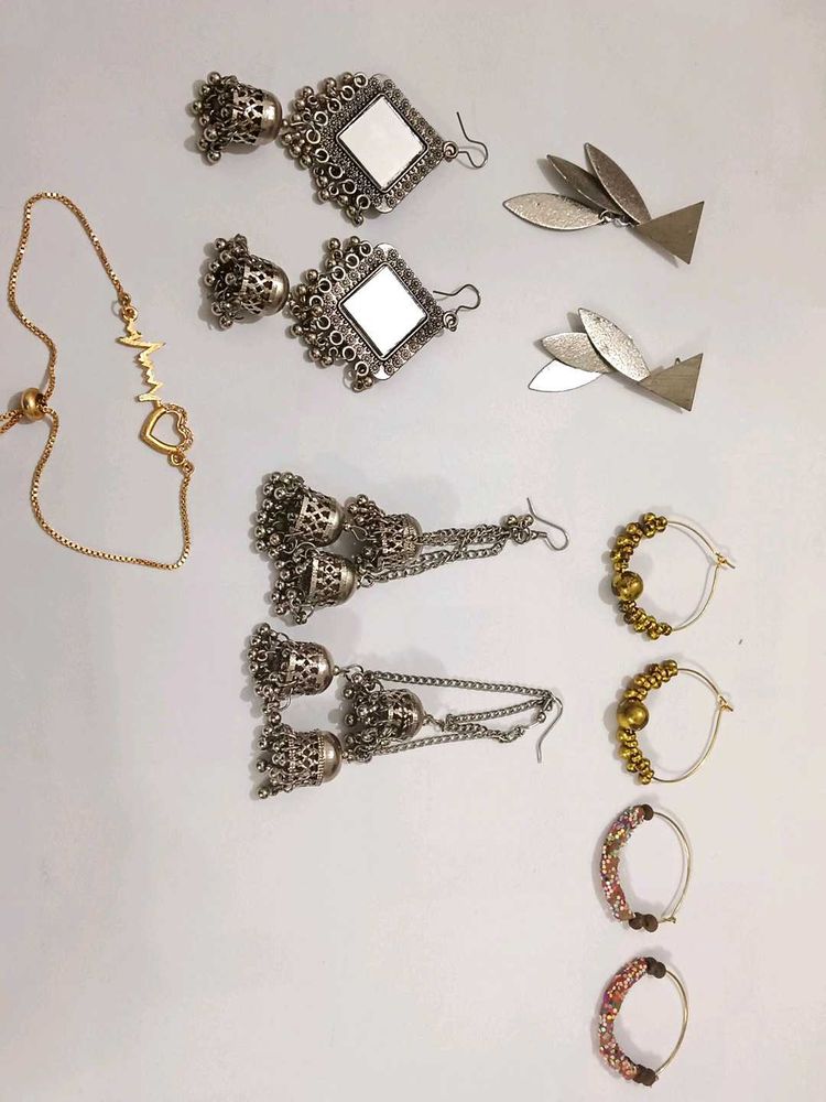 Beautiful Earrings Pair Of 5