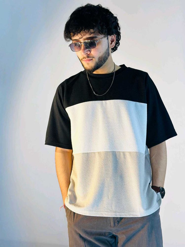 KOREAN IMPORTED LOOSE FIT TEXTURED T-SHIRTS