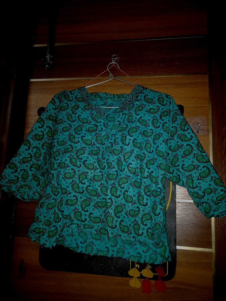 Paisley Print Blouse