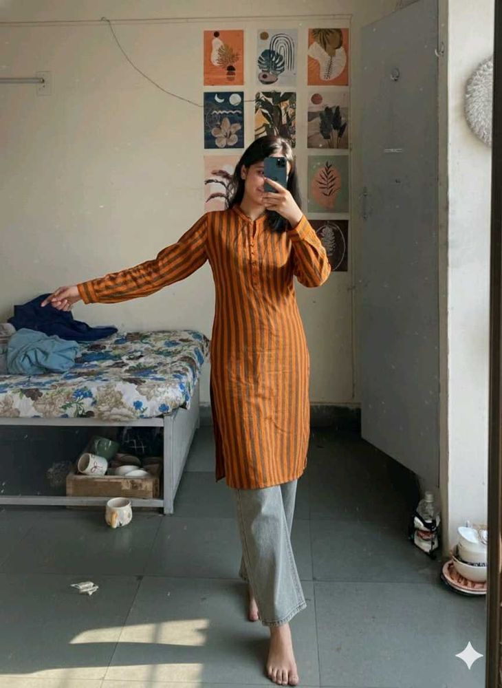 New !! Striped Kurti Tunic