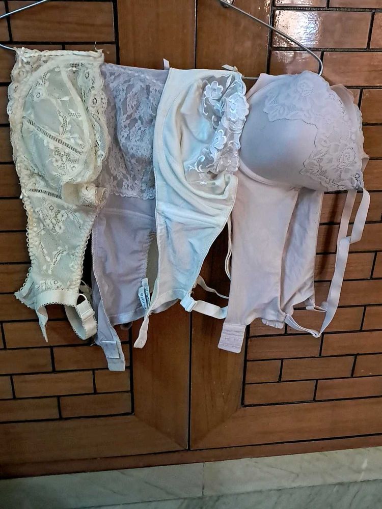 Combo Of Four Imported Fabric Bra