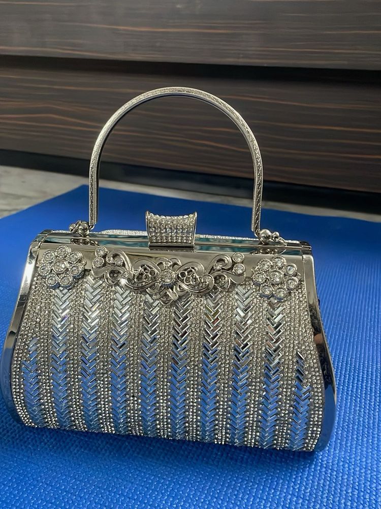 Silver Clutch