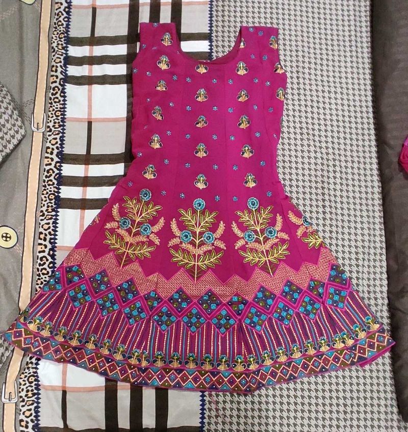 Pink Sharara Suit