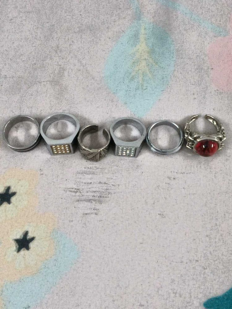 Rings - Set of 6