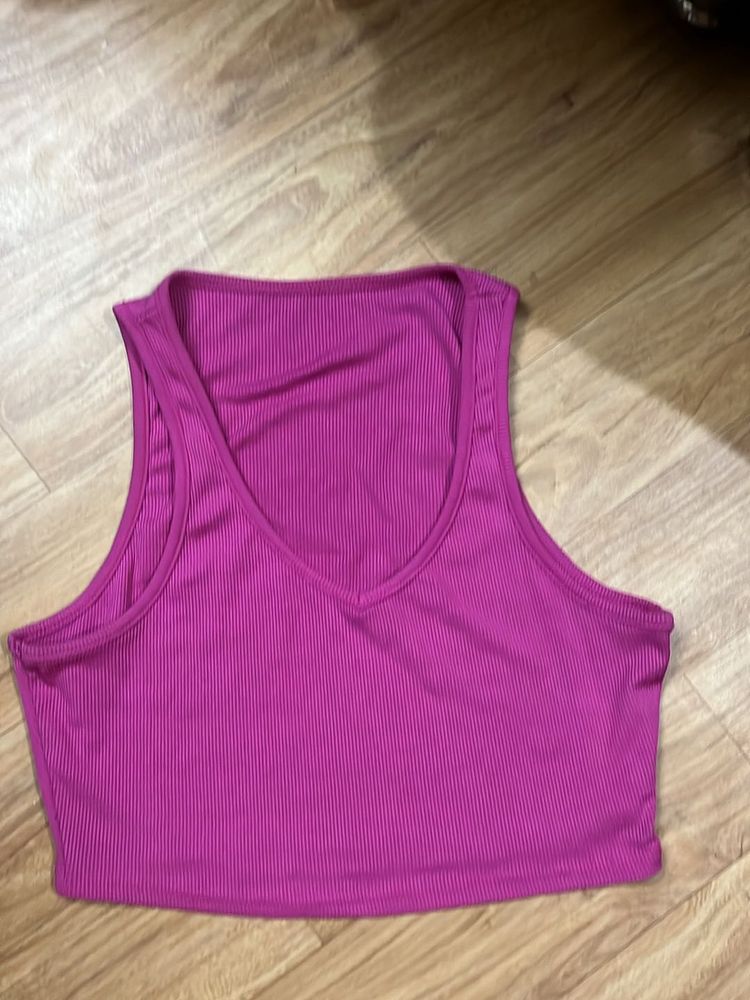 Cute Pink Crop Top