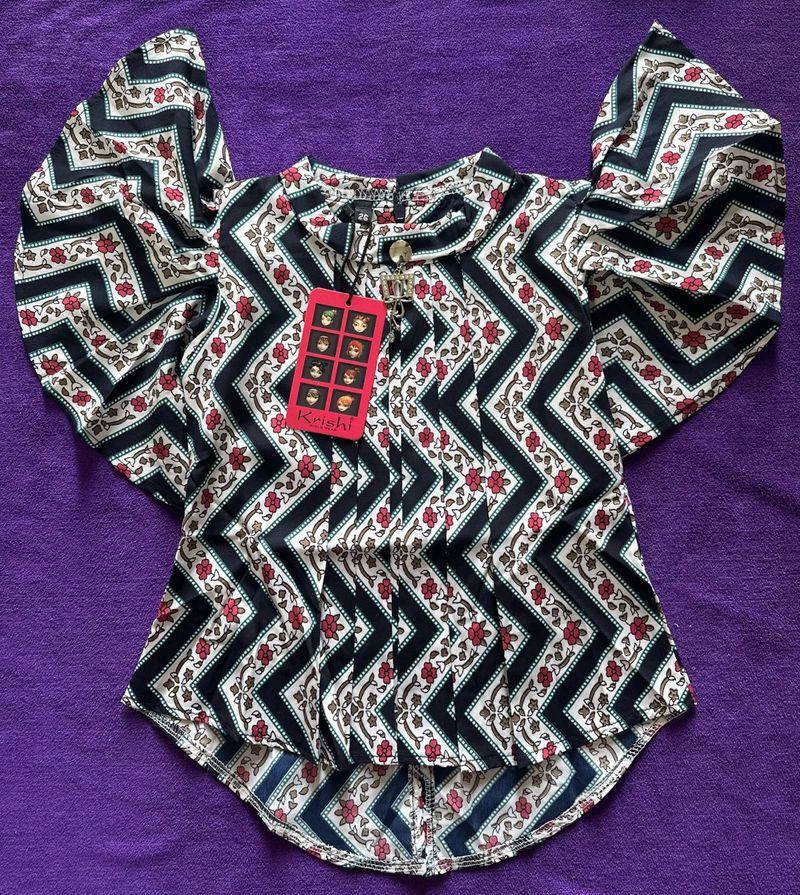 Stylish Girls' Printed Top