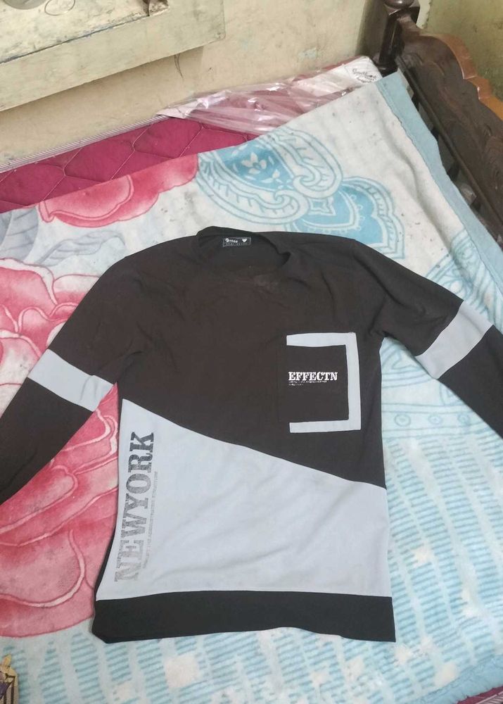 Full Hand T-shirt ( Brown With Ash )