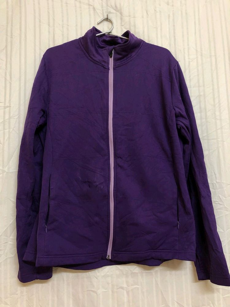 PURPLE long Sleeve t-shirt Jacket