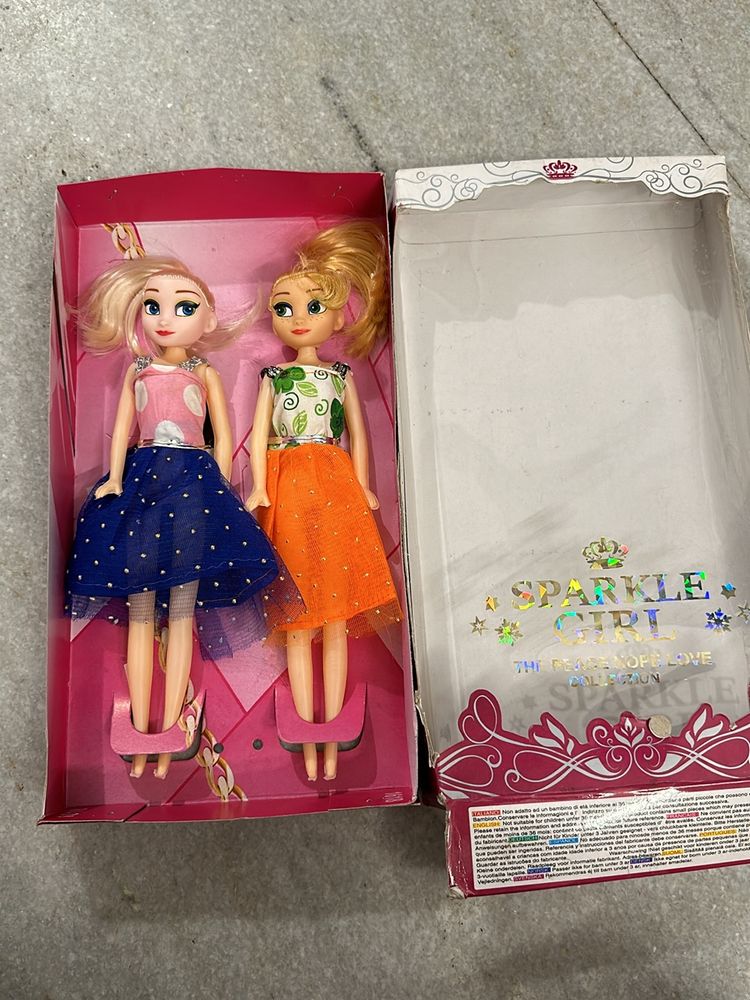Cute Barbie Doll Set Combo