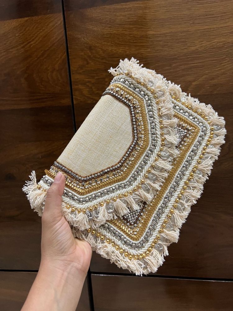 Boho Embellished Clutch