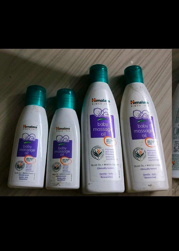 4 Brand New Himalaya Baby Massage Oi