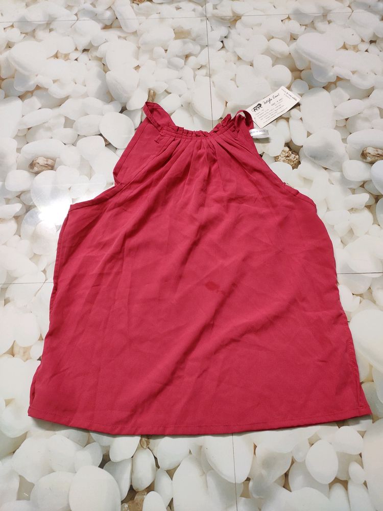 Sleeveless Barbie Pink Top