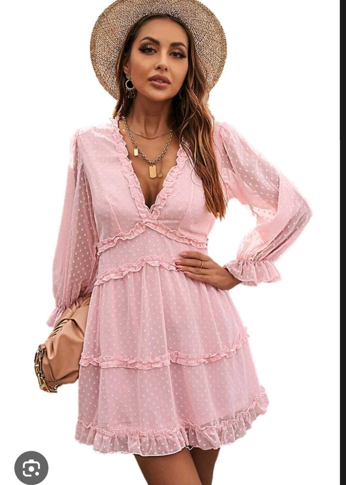 TULLE POLKA DOTS MINI DRESS