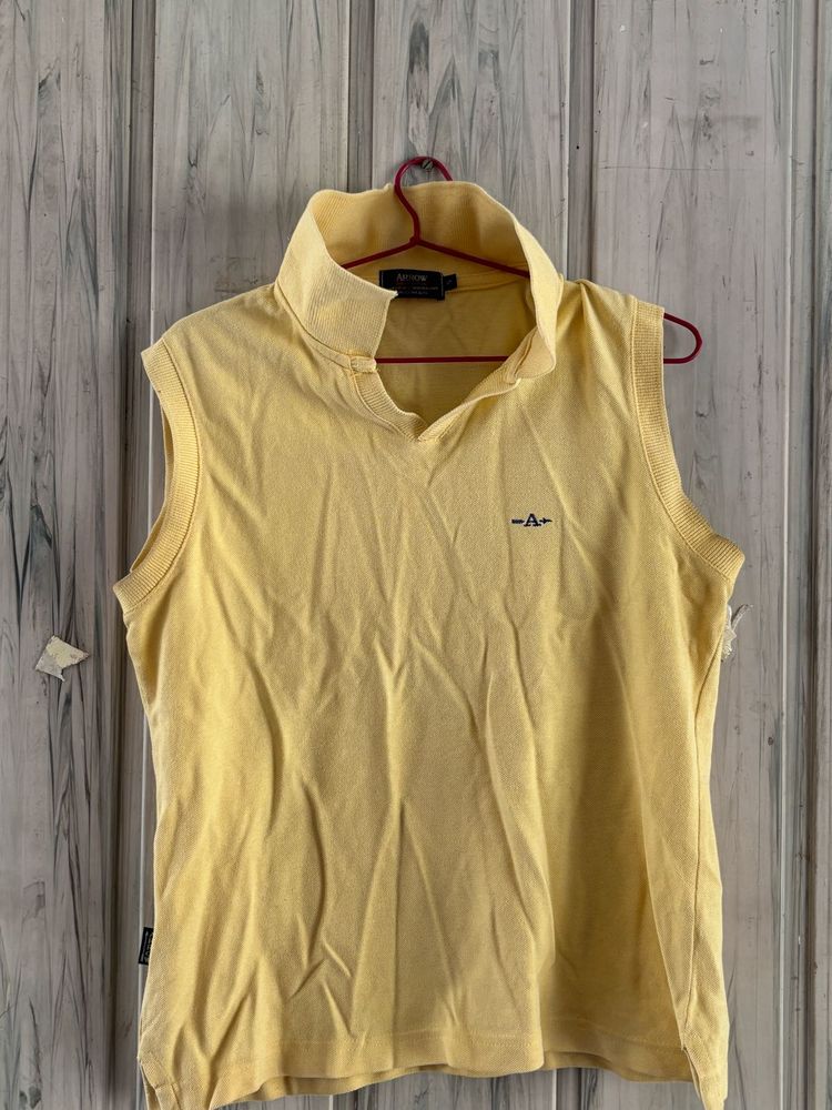 Yellow T-shirt from arrow