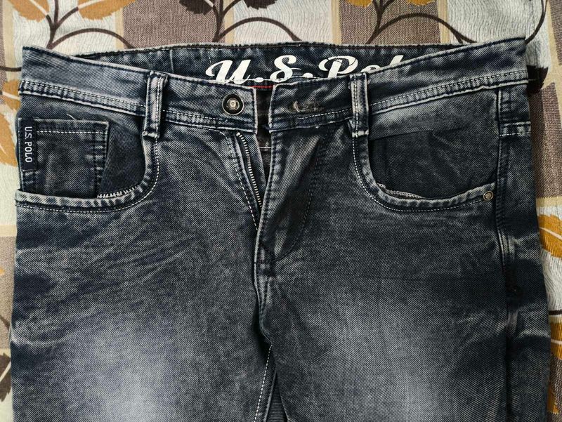 U.S. Polo Assn. Gray Wash Jeans