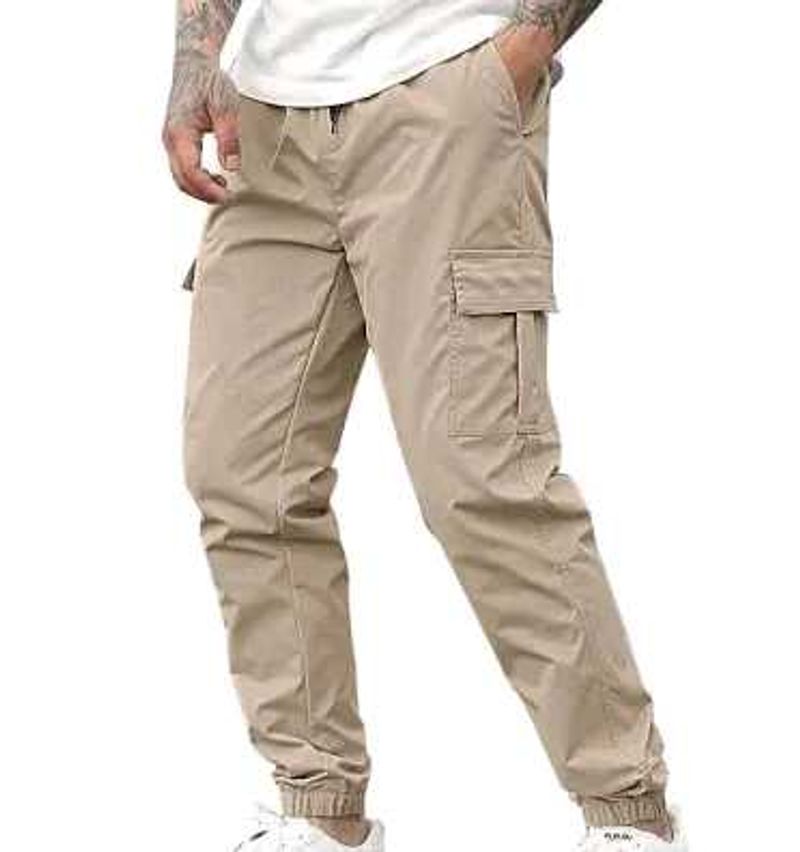 Khaki Cargo Joggers - Stylish &amp; Functional