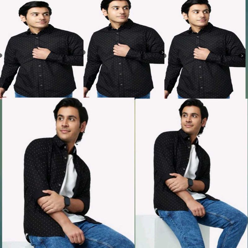 Stylish Black Printed Shirt