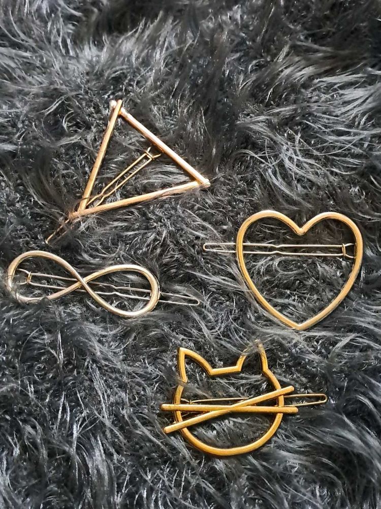 [Brand New] Korean Metal Hair Pins 🫰🏻💕
