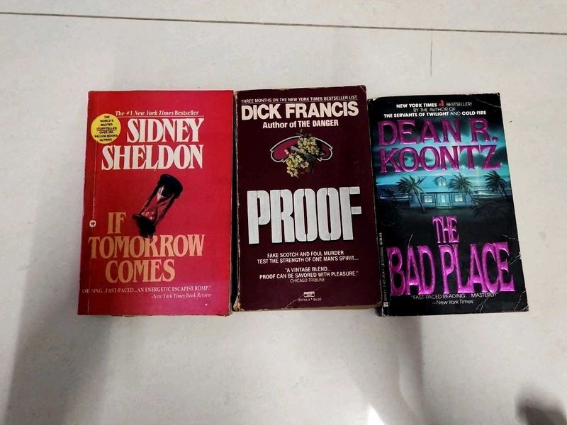 3 BOOKS _ INTRIGUING Thrillers