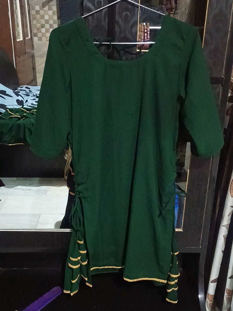 Emerald Green Sharara Set