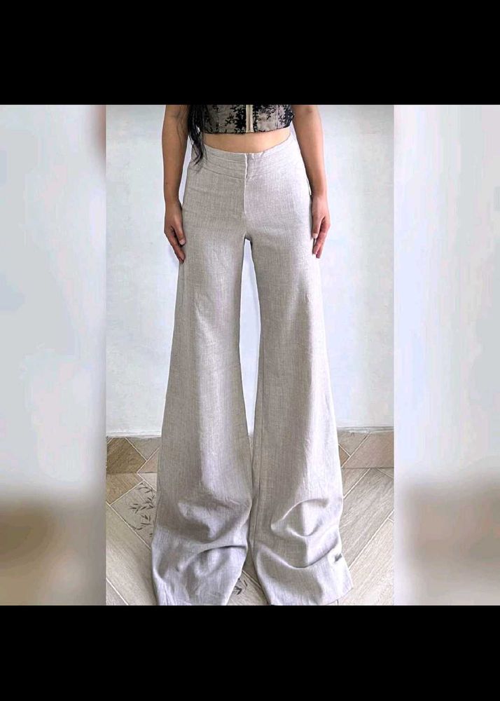 Wide Leg Linen Pants