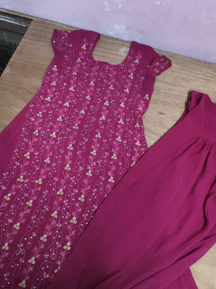 Elegant Pink Kurta Set