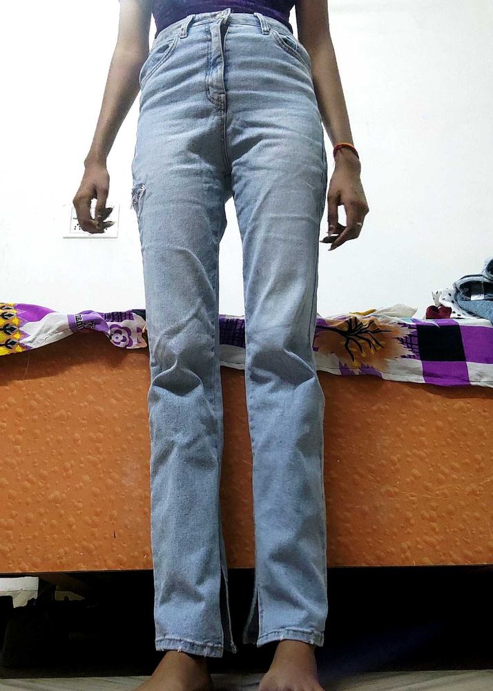 Light Wash Denim Jeans