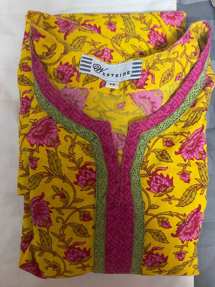 Westside Floral Print short Kurti