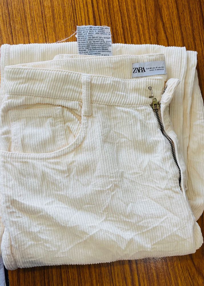 Zara high waist cortrise Pants