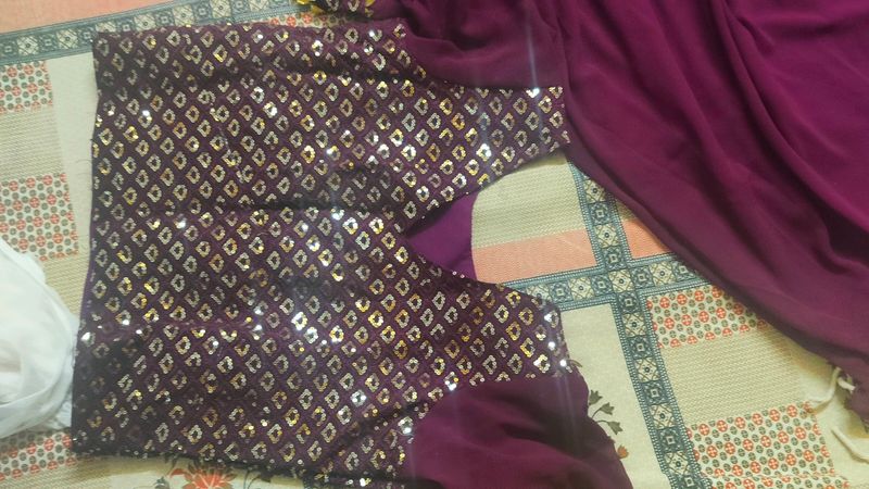 purple lhnga