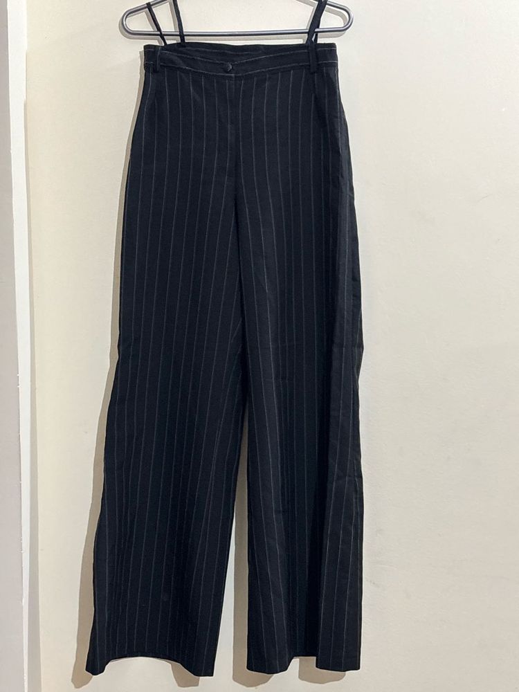 Set of Striped Wide Leg Pants