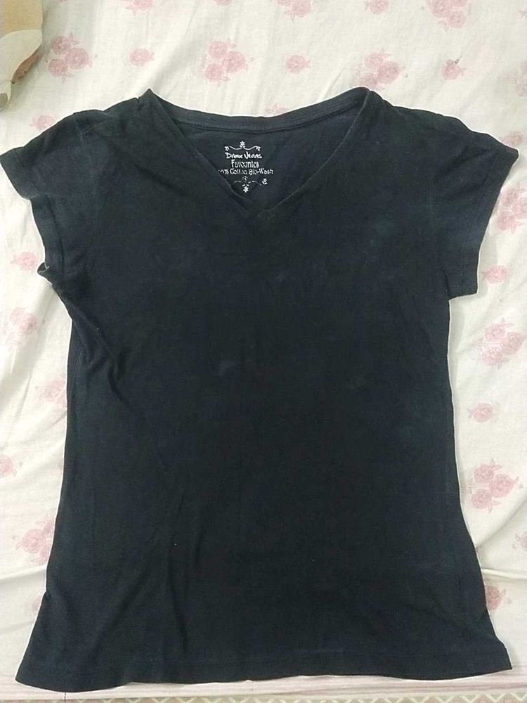 Plain Black T Shirt