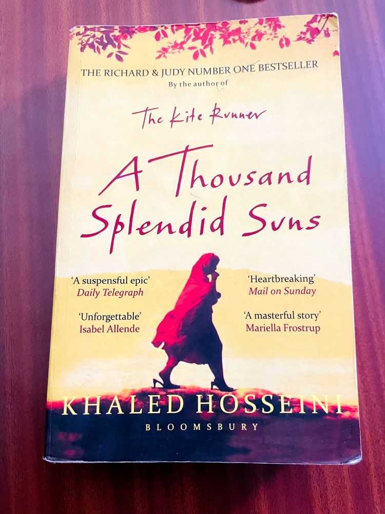 A Thousand Splendid Suns By Khaled Hosseini . This Novel is Awesome.You Must Read It. This Book is Like New Book . I Read It Once
