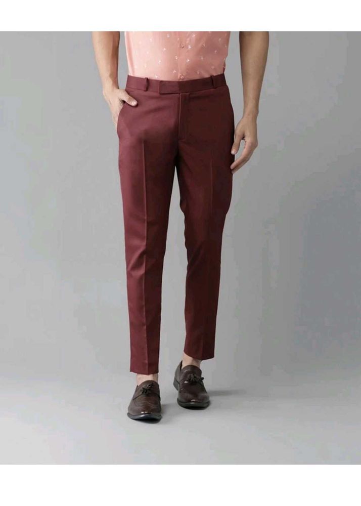 Maroon Formal Trousers for men