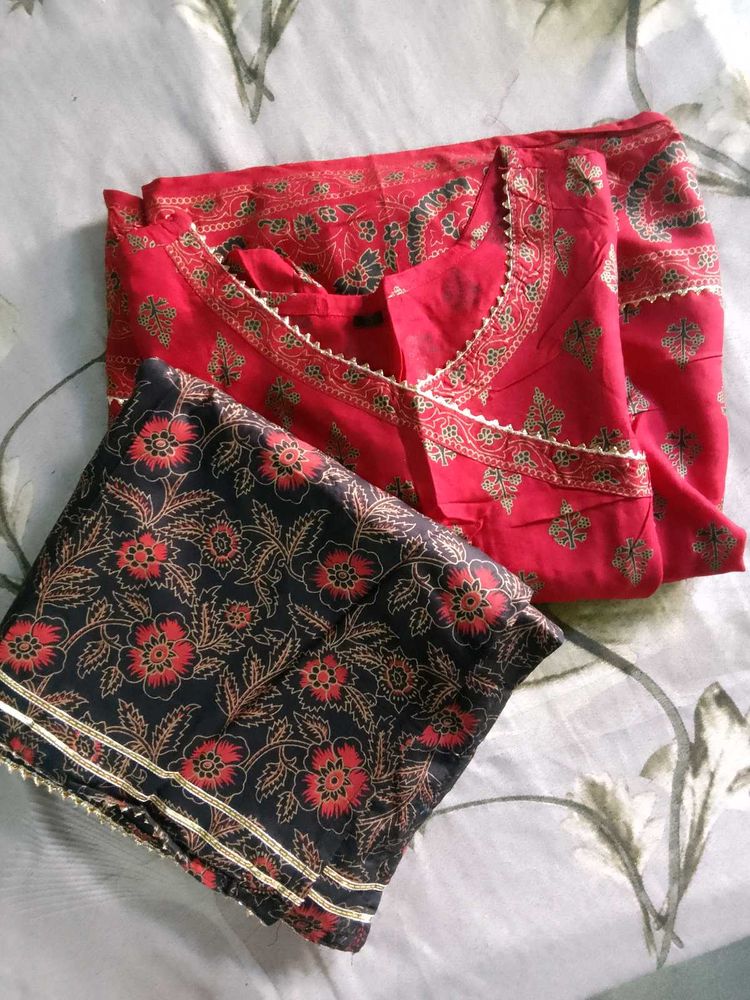 Anarkali Kurti With Dupatta