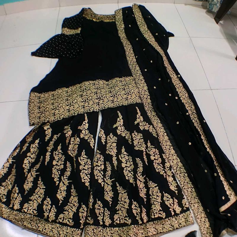 Black Colour Beautiful Up And Down Set.
