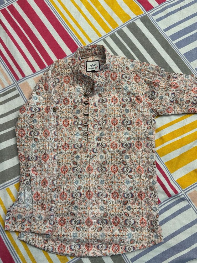 Floral Print Kurta
