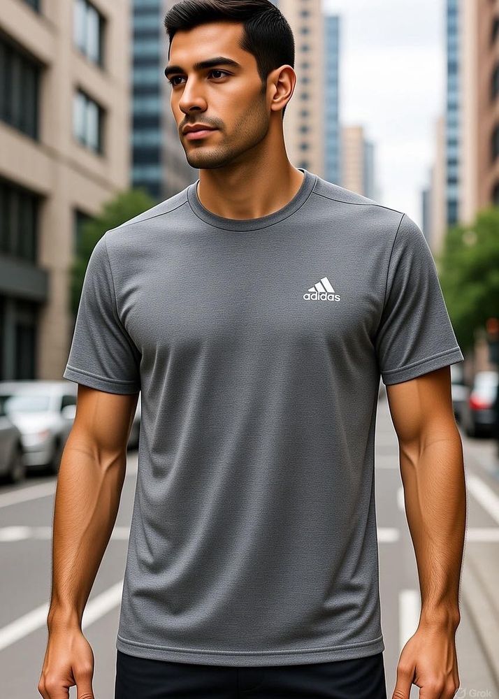 Adidas Gray Training T-Shirt