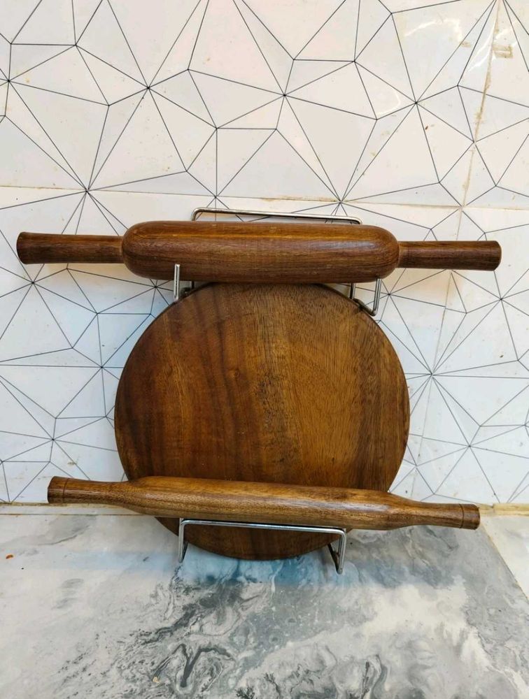 Premium Wooden Rolling Pin for Roti, Puri, Papad,