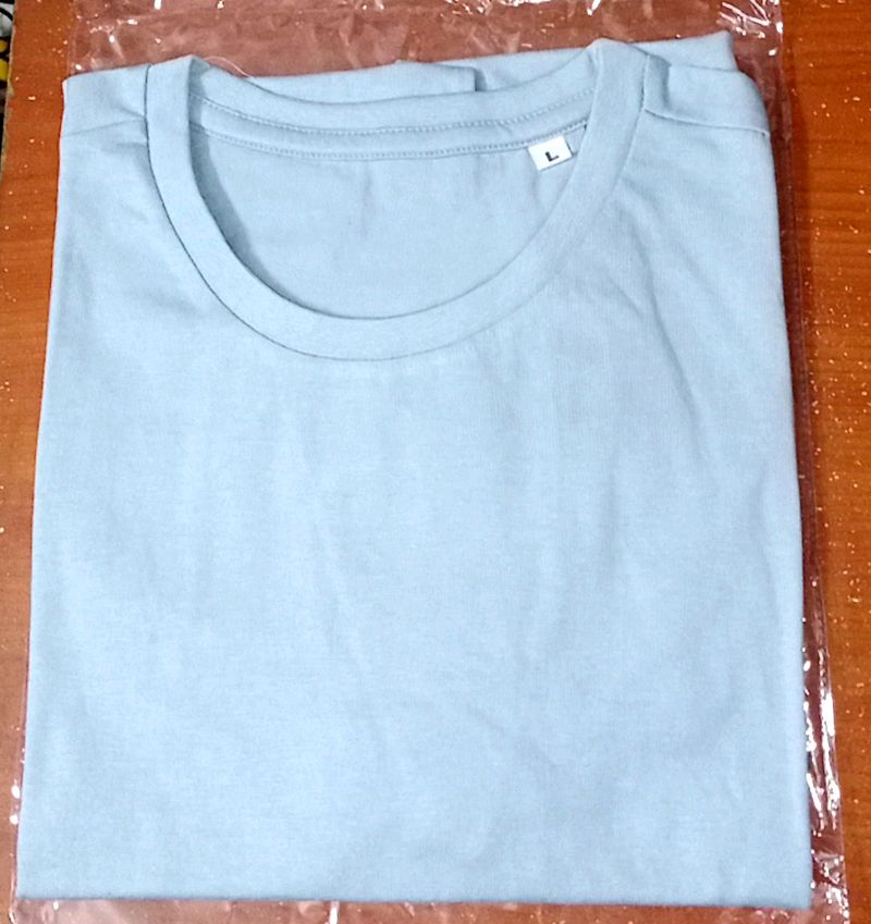 💥Men&#39;s Premium Solid Cotton Light Blue T-shirt